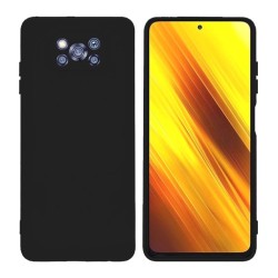 Θήκη σιλικόνης TPU Ultra Slim 0.3mm soft mat για Xiaomi Poco X3 / X3 Pro / X3 NFC - Μαύρο