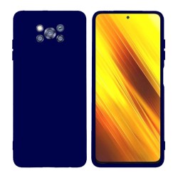 Θήκη σιλικόνης TPU Ultra Slim 0.3mm soft mat για Xiaomi Poco X3 / X3 Pro / X3 NFC - Σκούρο Μπλε
