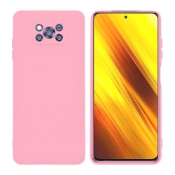 Θήκη σιλικόνης TPU Ultra Slim 0.3mm soft mat για Xiaomi Poco X3 / X3 Pro / X3 NFC - Ροζ
