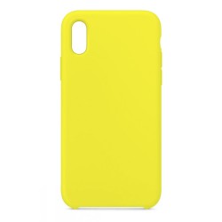 Θήκη σιλικόνης TPU Ultra Slim 0.3mm soft mat για iPhone XS Max - Κίτρινο
