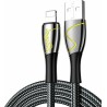 Joyroom Braided Καλώδιο USB σε Lightning (1.2m) - Μαύρο