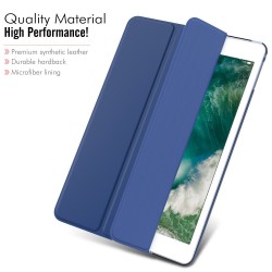 Θήκη iPad Trifold Smart View και πίσω TPU για iPad Mini 2/3/4 - Φούξια