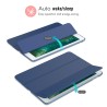 Θήκη iPad Trifold Smart View και πίσω TPU για iPad Mini 2/3/4 - Φούξια