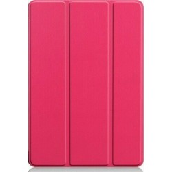Θήκη iPad Trifold Smart View και πίσω TPU για iPad Mini 2/3/4 - Φούξια