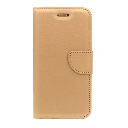 Θήκη flip με υποδοχή καρτών και δυνατότητα STAND για iPhone 12 Mini - Χρυσό