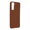 Θήκη σιλικόνης TPU Ultra Slim 0.3mm soft mat για Samsung Galaxy S21 FE 5G - Καφέ