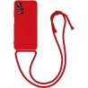 Θήκη Σιλικόνης Crossbody για Xiaomi Redmi Note 11 - Κόκκινο