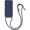 Θήκη Σιλικόνης Crossbody για Samsung Galaxy A04s / Galaxy A13 5G - Navy Blue