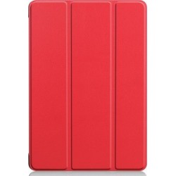 Θήκη Trifold Smart View και πίσω TPU για Galaxy Tab S7 Plus - Κόκκινο