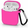 Θήκη Σιλικόνης για Apple Airpods 1/2 - Φούξια