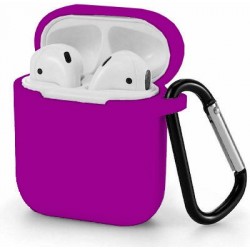 Θήκη Σιλικόνης για Apple Airpods 1/2 - Μωβ