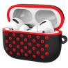 Θήκη Honeycomb για Apple Airpods 3 - Μαύρο / Κόκκινο