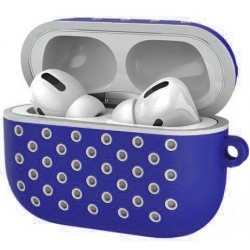 Θήκη Honeycomb για Apple Airpods 3 - Μπλε Σκούρο / Λευκό