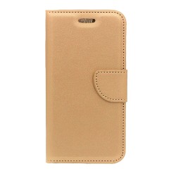 Θήκη flip με υποδοχή καρτών και δυνατότητα STAND για iPhone 13 - Χρυσό