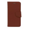 Θήκη flip με υποδοχή καρτών και δυνατότητα STAND για Apple iPhone 12 / 12 Pro - Καφέ