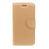Θήκη flip με υποδοχή καρτών και δυνατότητα STAND για Samsung A03 - Χρυσό