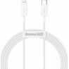 Baseus Superior Series Καλώδιο USB-C σε Lightning (1.5m) - Λευκό Baseus Superior Series Καλώδιο USB-C σε Lightning (1.5m) - Λευκό
