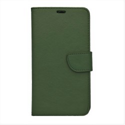Θήκη flip με υποδοχή καρτών και δυνατότητα STAND για Apple iPhone 14 Pro -  Σκούρο Πράσινο
