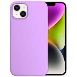 Θήκη Silky And Soft για Apple iPhone 14 - Βιολετί