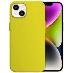 Θήκη Silky And Soft για Apple iPhone 14 Plus - Κίτρινο