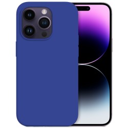 Θήκη Silky And Soft για Apple iPhone 14 Pro - Navy Blue