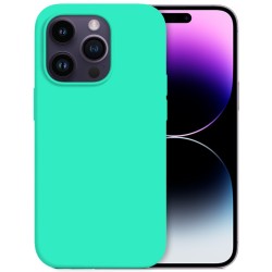 Θήκη Silky And Soft για Apple iPhone 14 Pro - Τιρκουάζ