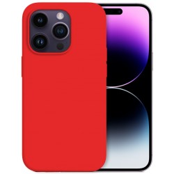 Θήκη Silky And Soft για Apple iPhone 14 Pro - Κόκκινο