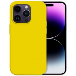 Θήκη Silky And Soft για Apple iPhone 14 Pro - Κίτρινο