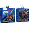 Hoco W103 Ενσύρματα Over Ear Gaming Ακουστικά με Μικρόφωνο - Κόκκινο / Μαύρο
