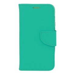 Θήκη flip με υποδοχή καρτών και δυνατότητα STAND για Samsung Galaxy A23 - Τιρκουάζ