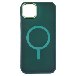 Θήκη σιλικόνης Magnetic Back Cover για Apple iPhone 14 Plus - Πράσινο