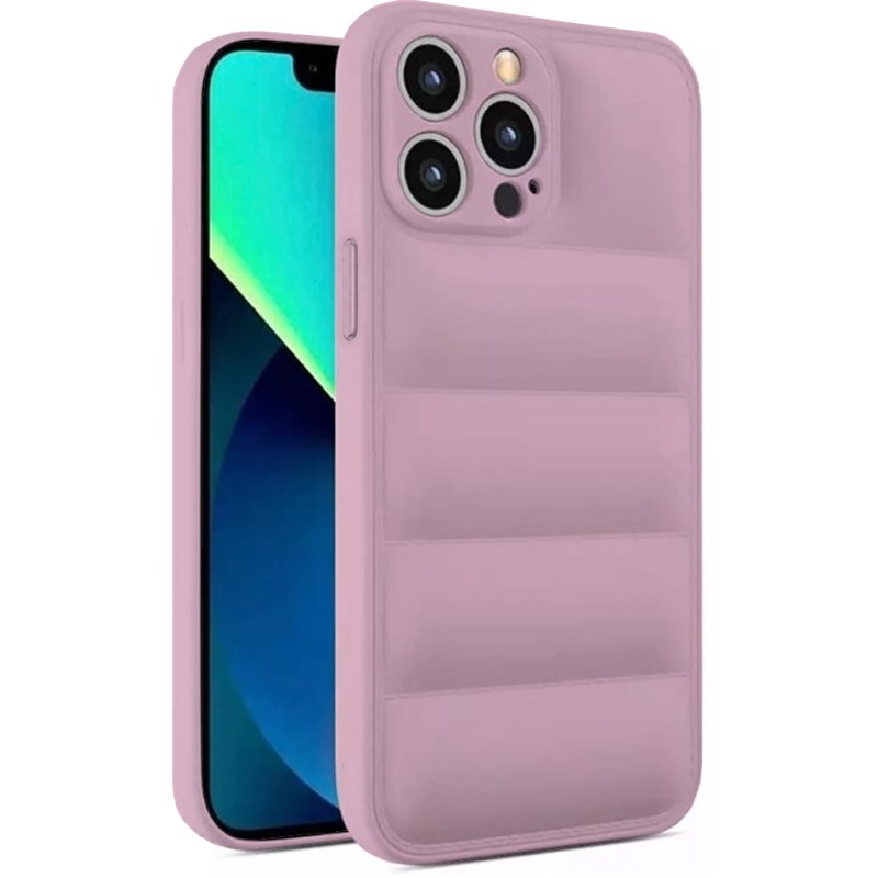 Θήκη Puffer για Apple iPhone 13 Pro - Ροζ Χρυσό