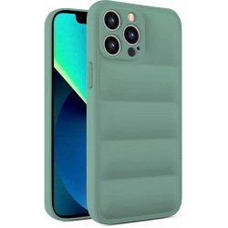 Θήκη Puffer για Apple iPhone 14 Pro - Πράσινο