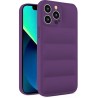 Θήκη Puffer για Apple iPhone 14 Pro - Σκούρο Μωβ