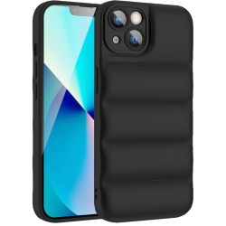 Θήκη Puffer για Apple iPhone 13 - Μαύρο