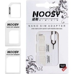 Noosy Nano & Micro SIM Adapter - Λευκό