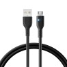 Joyroom S-UM018A13B1 Καλώδιο Φόρτισης USB σε microUSB (1.2m) - Μαύρο