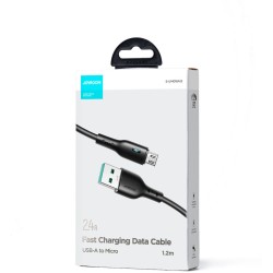 Joyroom S-UM018A13B1 Καλώδιο Φόρτισης USB σε microUSB (1.2m) - Μαύρο