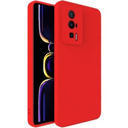 Θήκη Silky And Soft για Xiaomi Poco F5 Pro - Κόκκινο
