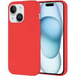 Θήκη σιλικόνης TPU Ultra Slim 0.3mm soft mat για iPhone 15 Plus - Κόκκινο
