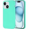 Θήκη σιλικόνης TPU Ultra Slim 0.3mm soft mat για iPhone 15 Plus - Τιρκουάζ