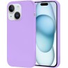 Θήκη σιλικόνης TPU Ultra Slim 0.3mm soft mat για iPhone 15 Plus - Βιολετί