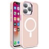 Θήκη Armored Magnetic back cover για iPhone 13 Pro - Ροζ