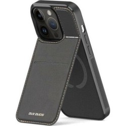 Dux Ducis Wallet Δερματίνης / Σιλικόνης για Apple iPhone 15 Pro Max - Μαύρο
