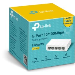 TP-LINK LS1005 v1 Unmanaged L2 5port Switch - Λευκό