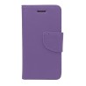 Θήκη flip με υποδοχή καρτών και δυνατότητα STAND για Apple iPhone 15 - Βιολετί