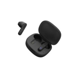JBL Wave Flex Bluetooth Ασύρματα Ακουστικά με Θήκη Φόρτισης - Μαύρο ακουστικα και θηκη 2