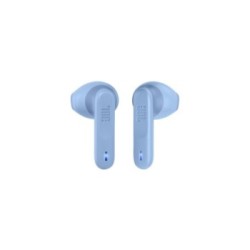 JBL Wave Flex Bluetooth Ασύρματα Ακουστικά με Θήκη Φόρτισης - Μπλε ακουστικα πισω οψη