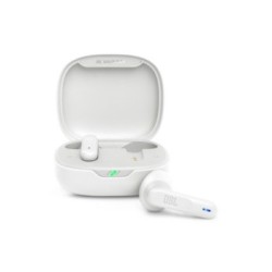 JBL Wave Flex Bluetooth Ασύρματα Ακουστικά με Θήκη Φόρτισης - Λευκό ακουστικα και θηκη
