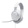 JBL Quantum 100 Ενσύρματο Over Ear Gaming Headset με 3.5mm - Λευκό